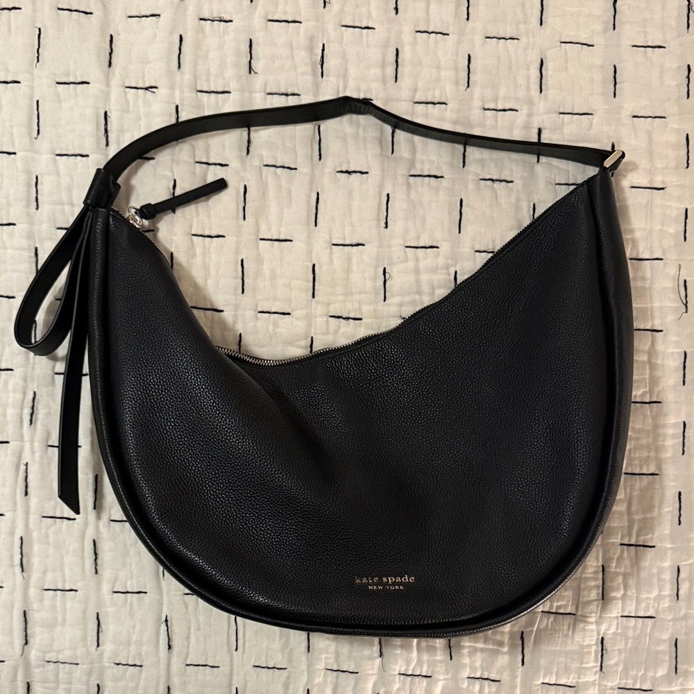 Kate Spade Classic Black Crescent Bag